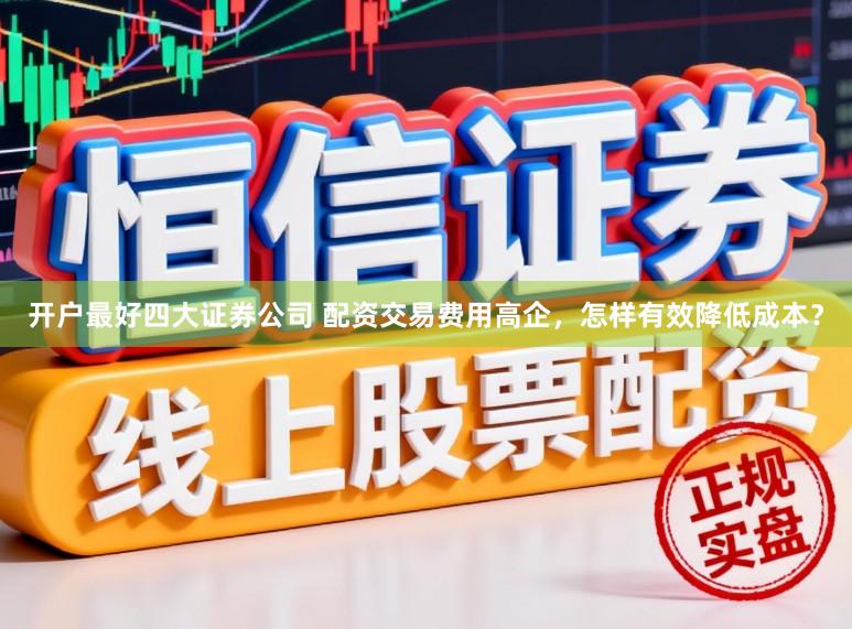开户最好四大证券公司 配资交易费用高企，怎样有效降低成本？